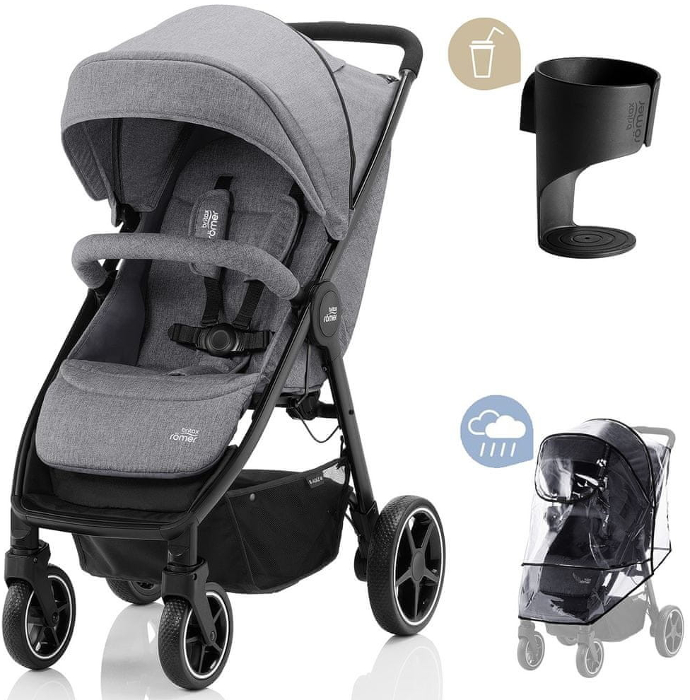 Britax B-Agile M Elephant Grey 2022