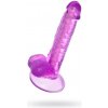 Realistické dildo A-Toys by TOYFA Celiam, TPE, fialové, 20,5 cm