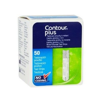 Contour Plus prúžky diagnostické 50 ks