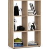 Ak furniture Knižnica QUAD2 dub sonoma