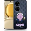 Picasee silikónový prehľadný obal pre Huawei P50 - COONDA chlupatka - tmavá
