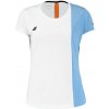 Babolat Dámske tričko Play Cap Sleeve Top Women White Blue Hthr