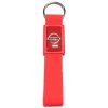 Kľúčenka silikónová s živicovým logom - NISSAN - červená