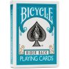 Hracie karty Bicycle s tyrkysovým rubom – pokerová veľkosť