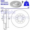 DELPHI Brzdový kotúč BG3833C