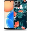 Picasee silikónový čierny obal pre Honor X8 4G - Monstera Color