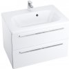 SET Skrinka s umývadlom 600 mm, RAVAK Chrome, biela, SET-CHROME