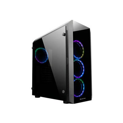 CHIEFTEC SCORPION II GL-02B-OP čierna / ATX / 2x USB 3.0 + 1x USB 2.0 / 4x 120mm RGB / bez zdroja / priehľadná bočnica (GL-02B-OP)