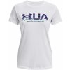 Dámske funkčné tričko s krátkym rukávom Under Armour VINTAGE PERFORMANCE SS W biele 1376748-100 - XS