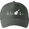 EKG akustická gitara - Šiltovka so zahnutým šiltom a látkovou sponou - Univerzálna veľkosť ( Tmavá bridlica (sivá so zeleným nádychom) )