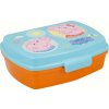 Stor plastový box na desiatu Peppa Pig