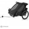 Thule Chariot Sport 2 double detský vozík, čierna