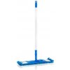 Mop Brilanz plochý ženilkový s teleskopickou tyčou 120 cm, tmavomodrý