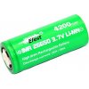 Efest batéria typ 26650 4200mAh 50A kapacita monočlánku: 4200mAh, vybíjací prúd: 50A