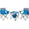 Platinet Skladací kempingový stôl + 2x stolička modrá PL0622 + záruka 3 roky zadarmo + záruka 3 roky zadarmo