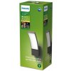 Philips 8719514417670 Splay vonkajšie nástenné svietidlo LED 12W/1100lm 2700K IP44 antracit