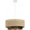 Belis | Závesný luster SARTA 1xE27/60W/230V, priemer 45 cm, hnedá/juta | H0190