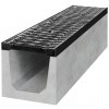 Bielbet B125 B125200X200 odvodňovací betónový žľab s liatinovou mrežou 1000 x 200 x 200 mm | cena za kus