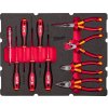 Milwaukee 4932493637 PACKOUT pěnová vložka s VDE nářadím pro elektrikáře (Sada 10 dílů)