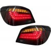 KITT Lightning Taillights LED Bar suitable for BMW 5 Series E60 (2003-2007) Red Smoke