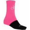 Sensor PONOŽKY TOUR MERINO WOOL ružová / čierna Veľkosť: 3/5 ponožky
