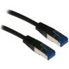 XtendLan PK_6ASFTP010black patch Cat5E, UTP, 0,3m, sivý