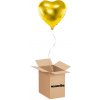 HeliumKing Balónový box - Srdce zlaté 45 cm