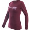 Dámske funkčné tričko s dlhým rukávom Sensor Merino Air PT Hills Burgundy S