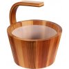 Sentiotec Drevené vedro s rúčkou 4 L Red Cedar