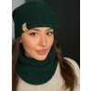 Fashionweek Dámsky set čiapka a nákrčník S3051 Farba: morská zelená, Veľkosť: Universal