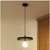 Duolla Duolla - Závesné svietidlo IRONLINE na lanku 1xE27/15W/230V, Ø 30 cm, čierna/medená DU70583 + záruka 3 roky zadarmo + záruka 3 roky zadarmo