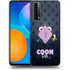 Picasee silikónový čierny obal pre Huawei P Smart 2021 - COONDA chlupatka - tmavá