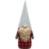 Tutumi Vianočný škriatok 055 - 30 cm červeno-šedý