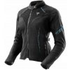 TEXTILNÁ BUNDA REBELHORN JAX LADY BLACK/BLUE LAGOON DXXL