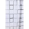 Aqualine Aqualine, Sprchový záves 180x180cm, vinyl, štvorcový vzor, ZV013