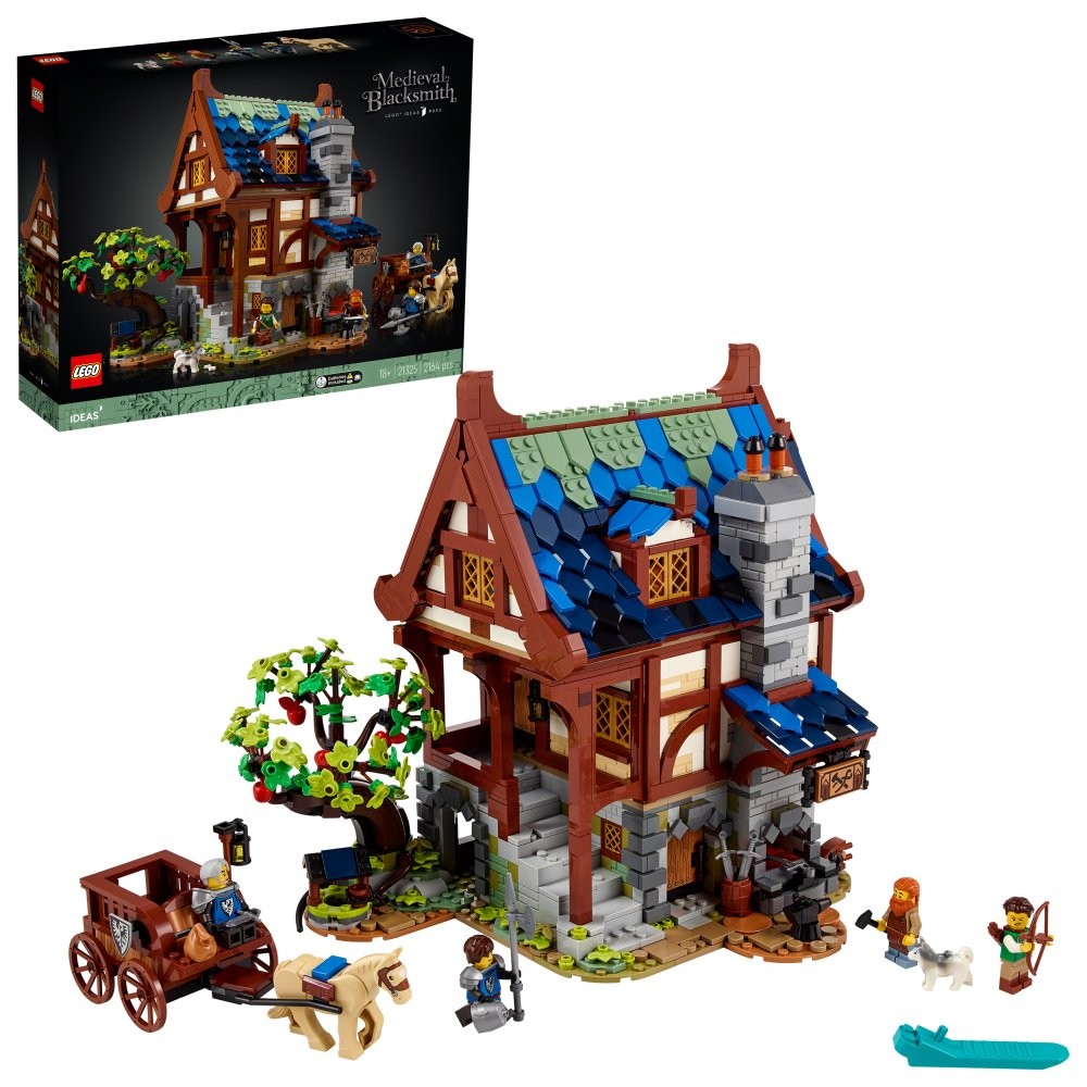 LEGO® Ideas 21325 Stredoveká kováčska dielňa od 139,78 € - Heureka.sk