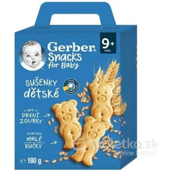 Gerber Snacks for Baby Detské sušienky 180 g