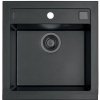 Alveus FORMIC 20 kuchynský granitový drez so sifónom 52x51 Twilight+prepad anthracit 1103766+anthracit