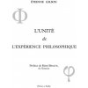 L'unité de l'expérience philosophique