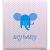 Detský fotoalbum na rožky BABY ELEFANT 29x32/60s. modrý