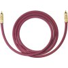 cinch audio prepojovací kábel [1x cinch zástrčka - 1x cinch zástrčka] 3.00 m bordó pozlátené kontakty Oehlbach NF 214 SUB; 20543
