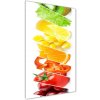 Vertikálny fotoobraz na skle Zelenina a ovocie 50x100 cm