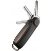 Kožená kľúčenka Orbitkey 2.0 Black čierna s čiernymi detailmi