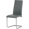 Nábytek PEGAS s.r.o. Jídelní židle, šedá, ekokůže, DCL-402 GREY