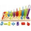 Eco Toys Drevené Edukačné Počítadlo, čísla a tvary