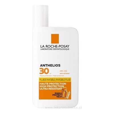 LA ROCHE-POSAY ANTHELIOS SHAKA FLUID SPF30 ultrafluidný opaľovací krém (inov. 2020) 1x50 ml