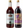Aronia vom Langlebenhof 100 % BIO šťava z arónie - jarabina čierna, Demeter + Nealkoholický zázvorový nápoj Extra Strong Cinnamon, 750 ml