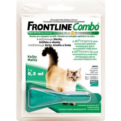 Frontline Combo Spot-On Cat 1 x 0,5 ml od 8,56 € - Heureka.sk