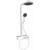 Hansgrohe Rainfinity Sprchový set s termostatom, priemer 25 cm, 3 prúdy, matná biela 28742700-HG