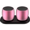 Bezdrôtové Bluetooth reproduktory (sada) SARDINE F1 Mini Rose